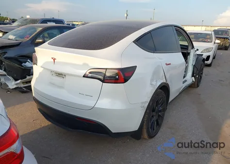 2021 Tesla Model Y Long Range Dual Motor All-Wheel Drive из США, поврежденный, VIN 5YJYGAEE6MF255445